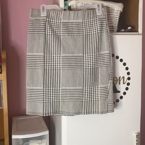Plaid Pencil skirt